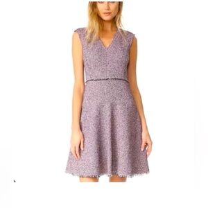 Rebecca Taylor pink and black tweed dress #tweeddress size 2